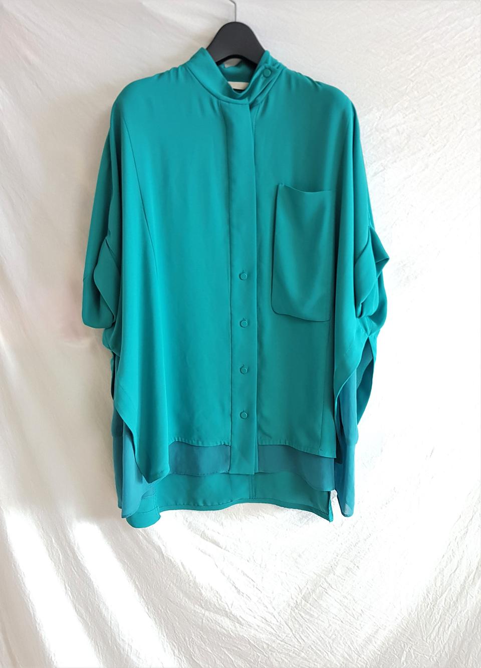 (무료배송) LYNN 린 오버핏 쉬폰 반팔 블라우스 [85-160]