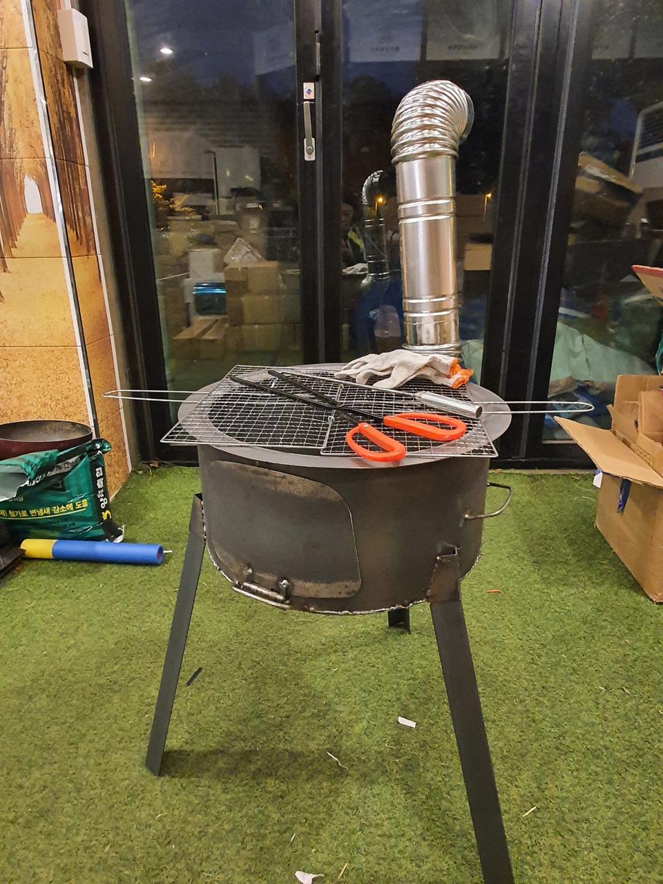 장작스토브 시골스토브 가마솥걸이 다양한 요리가능 삼시세끼요리도구