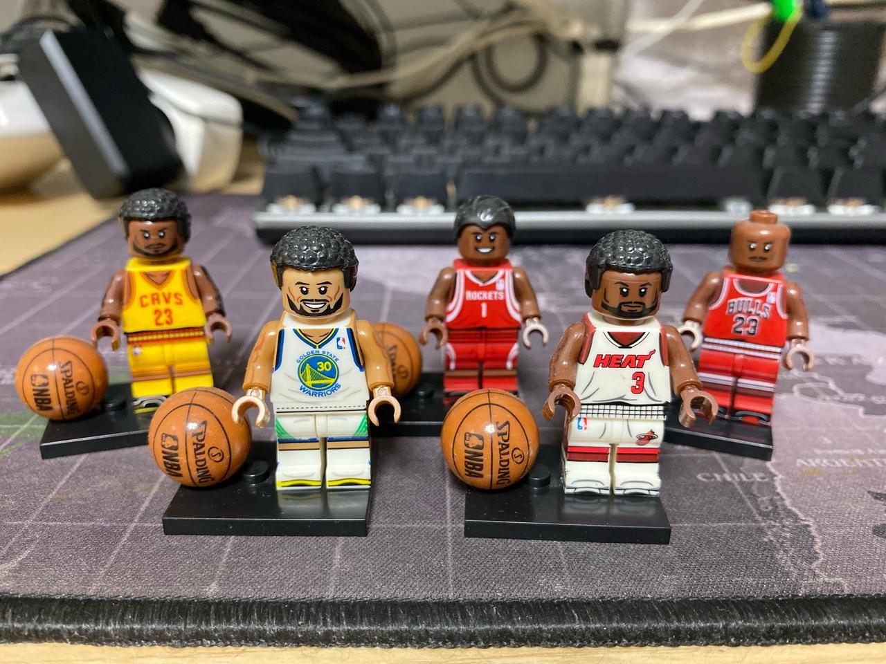 중국산레고 농구선수시리즈 5종 일괄 팝니다