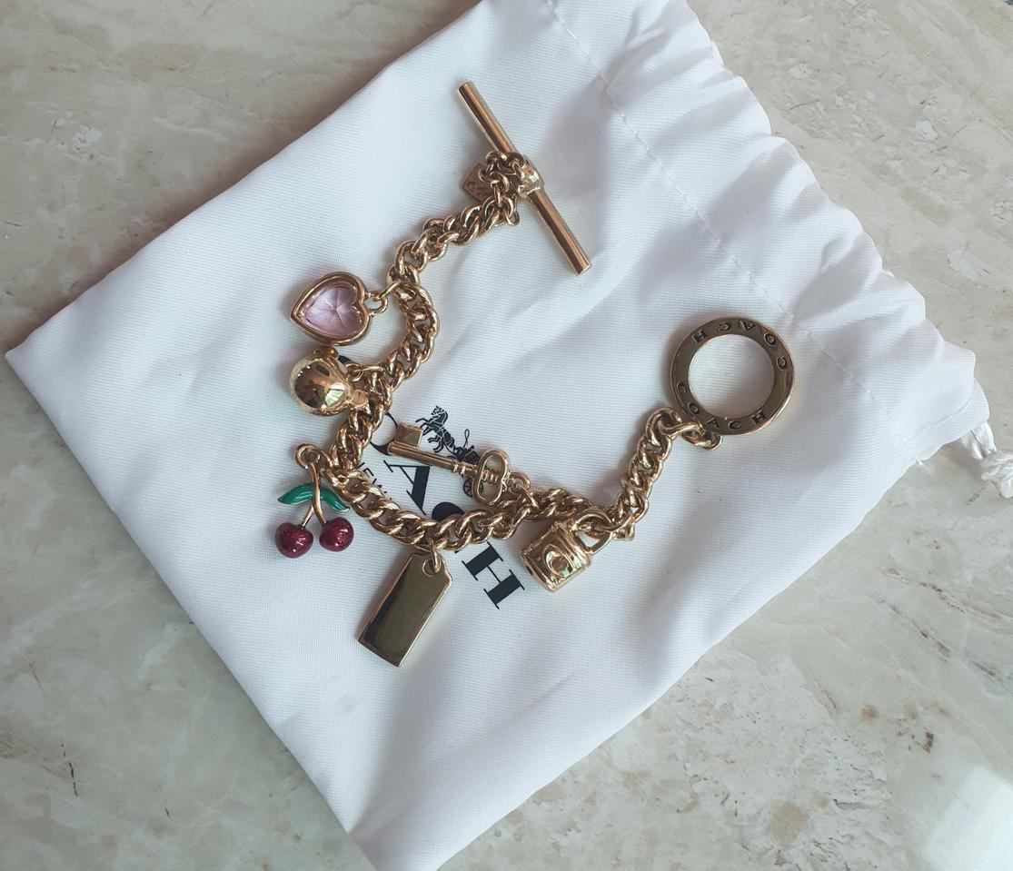 정품)코치 팔찌