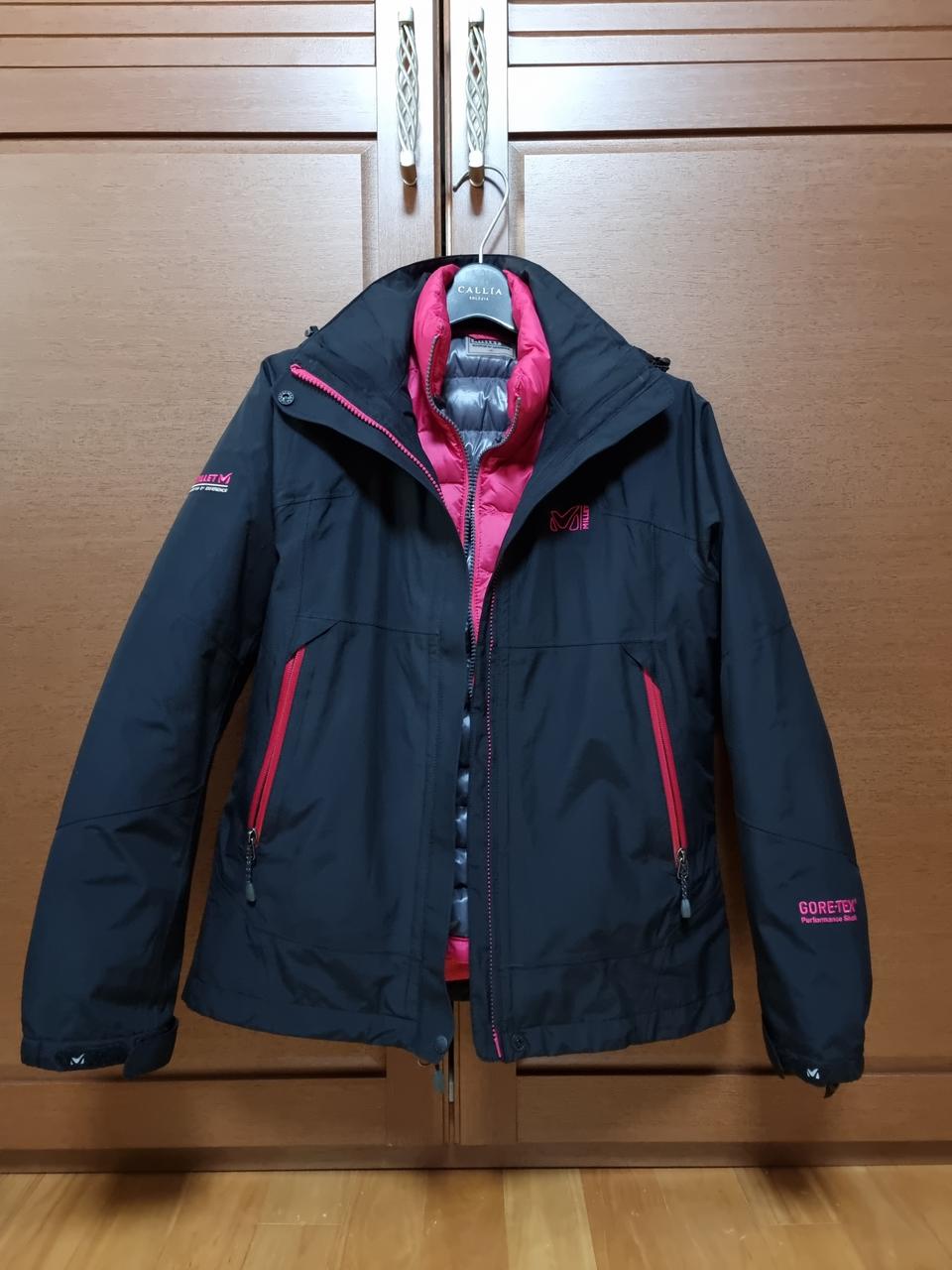 밀레 여성용 고어텍스 등산복 상의 세트 사이즈 90