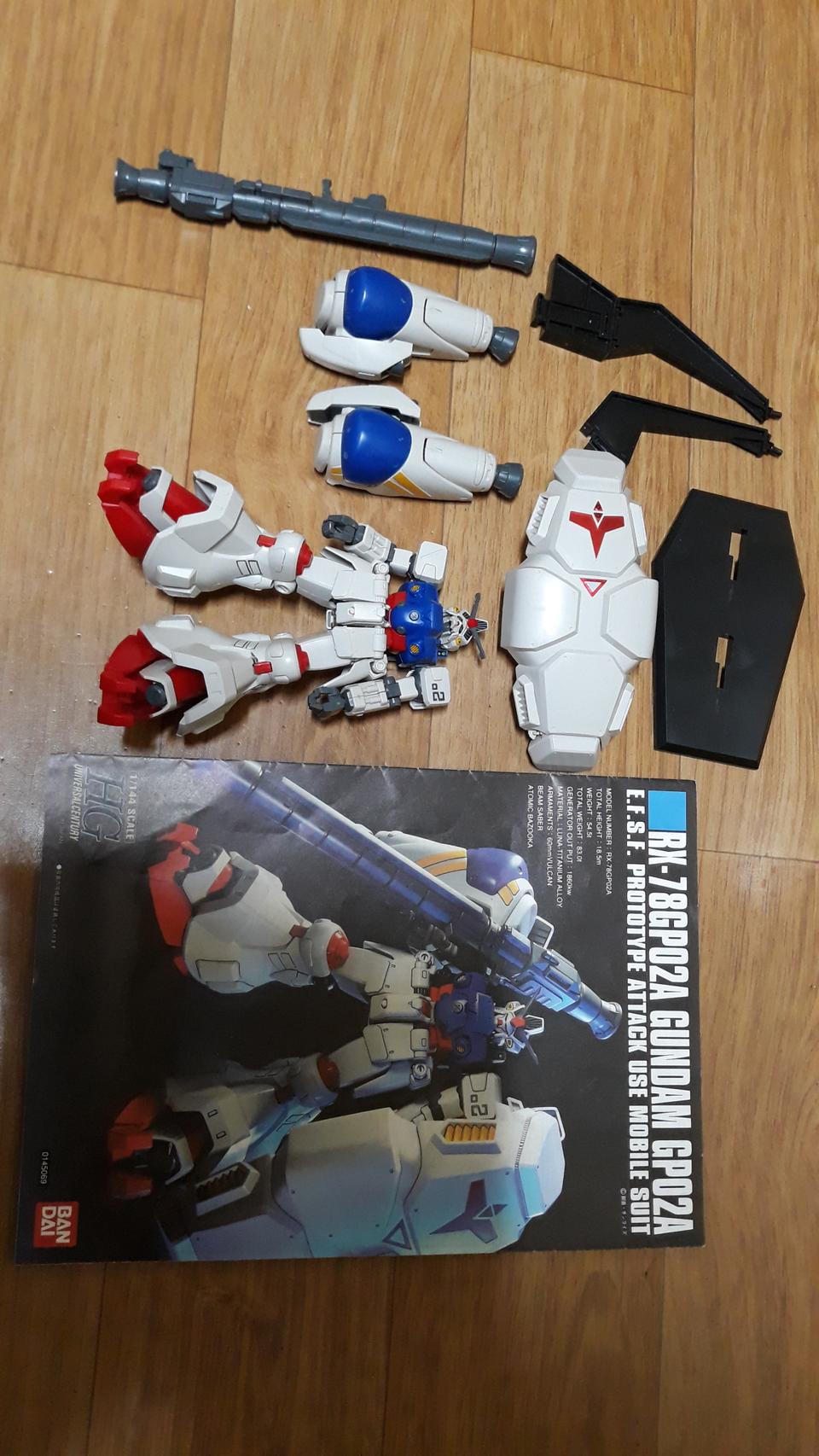 hg 건담 gp02 사이살리스 가조립