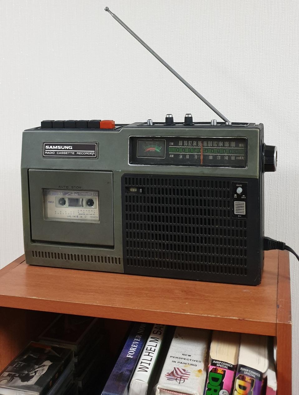 국내 최초 카세트 라디오 삼성 sp-320p