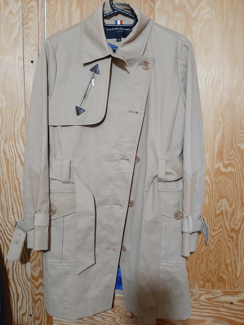 (가격인하)(정품)까스텔바작 트렌치하프코트