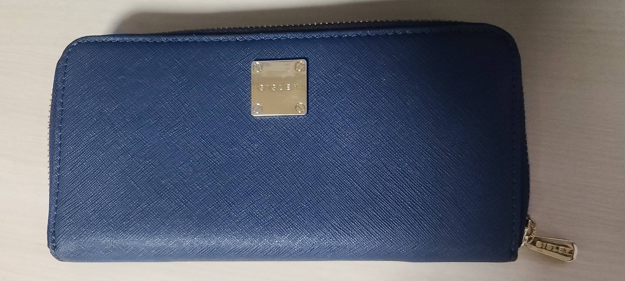 시슬리 블루 장지갑(정품,새상품)