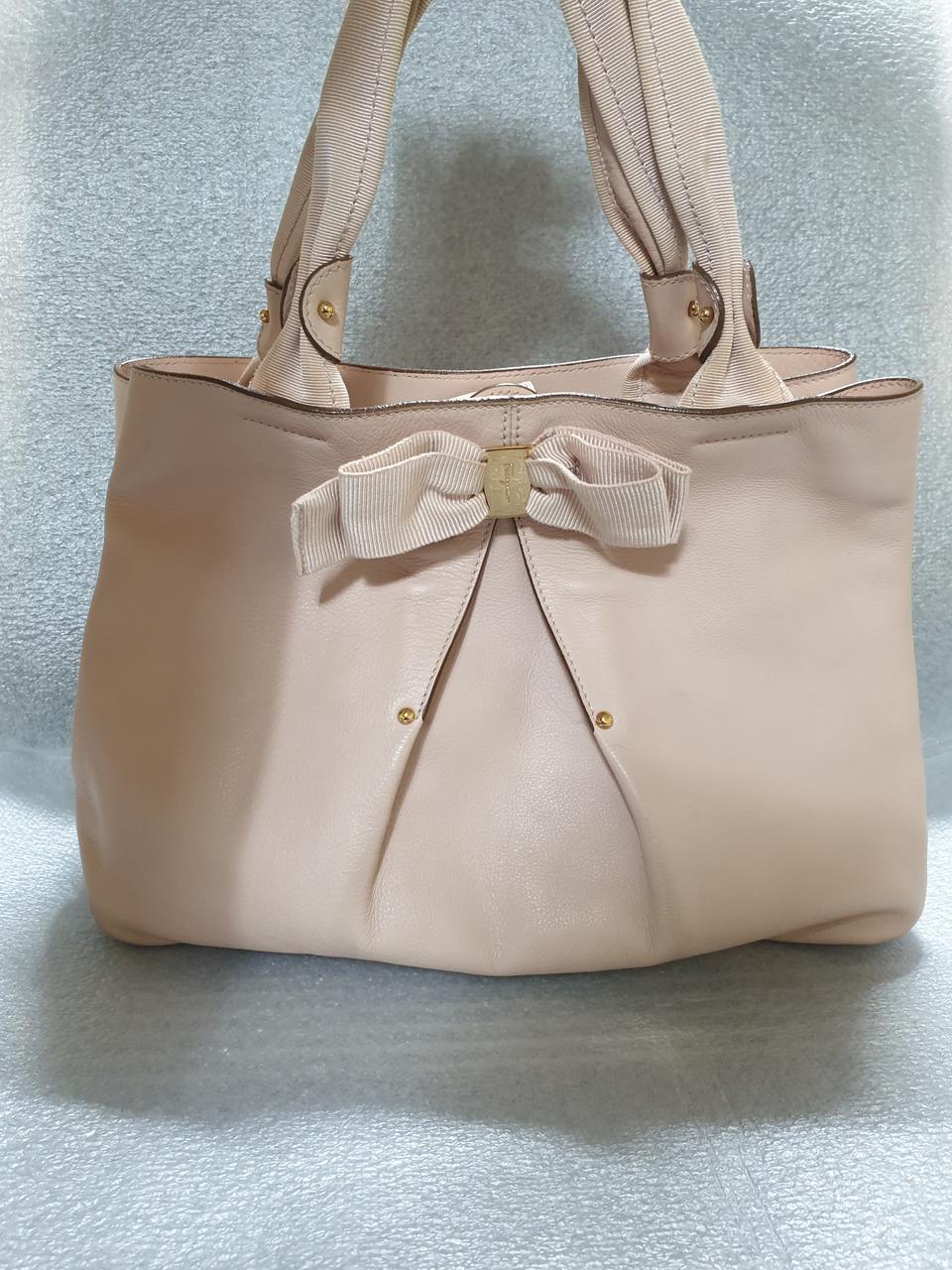 정품 페레가모 리본 가죽 숄더백 AU21-B665