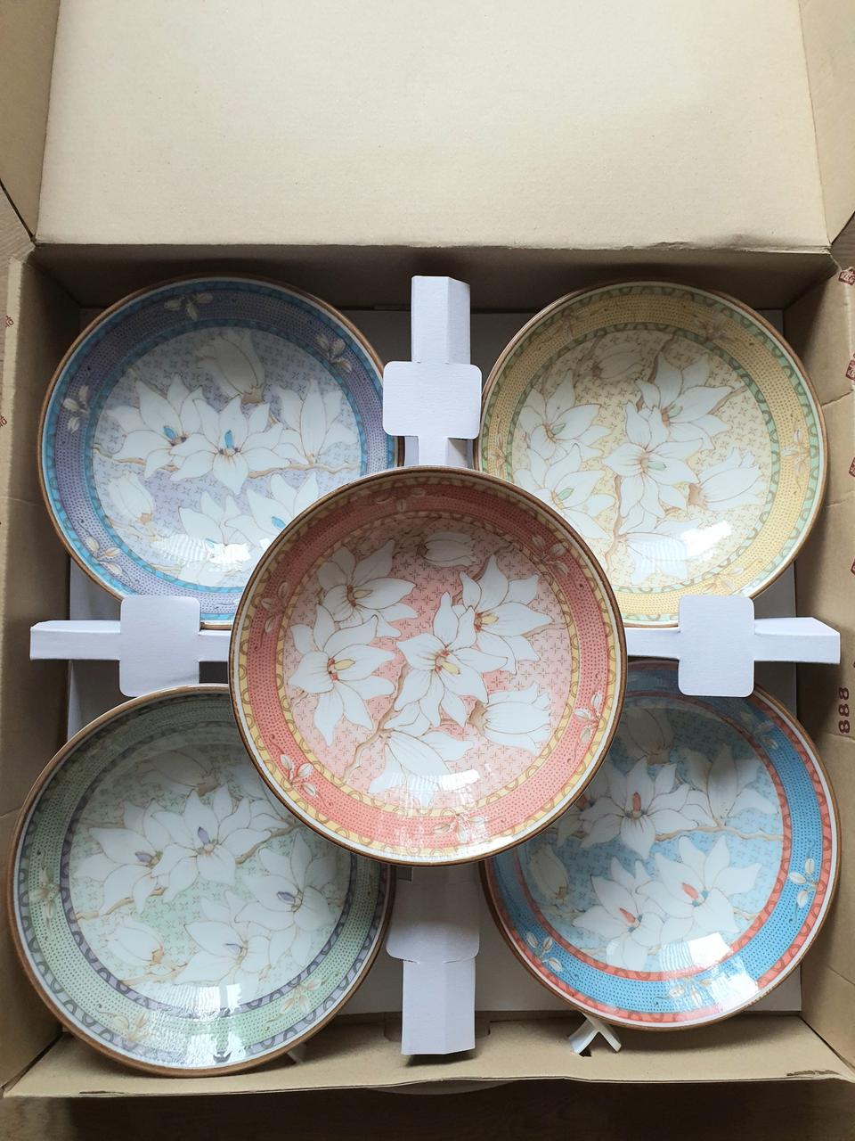 [새상품] 일본산 접시 5개 세트