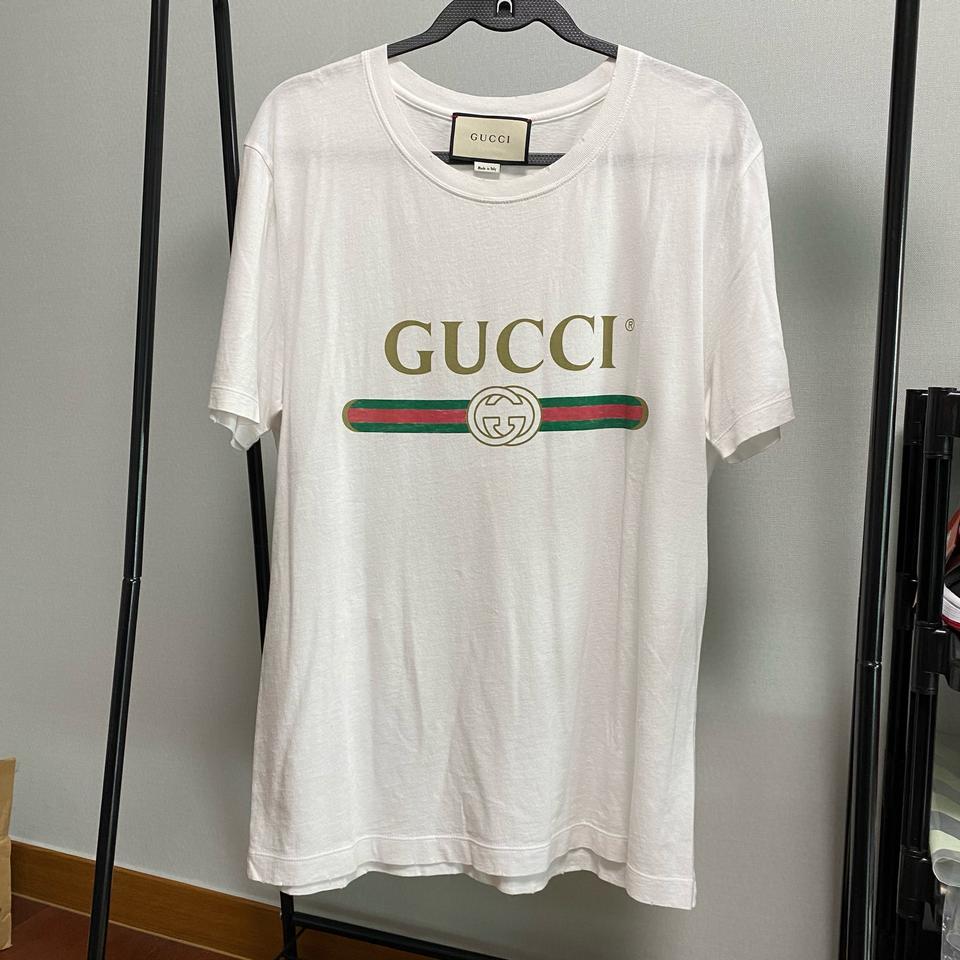 [M] 백화점 구찌 띠로고 반팔