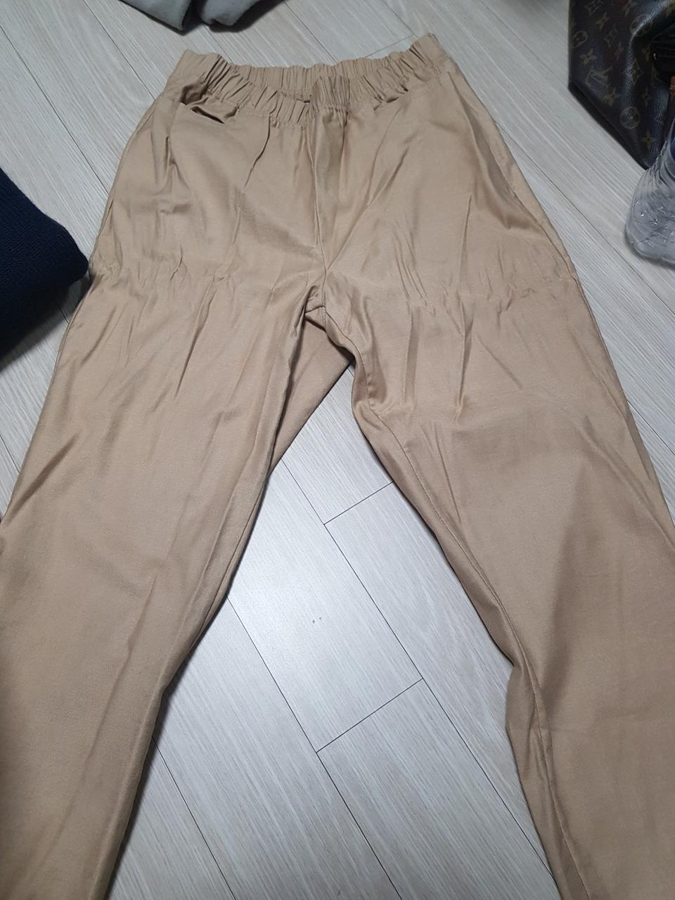 스판 맘핏 바지 새것