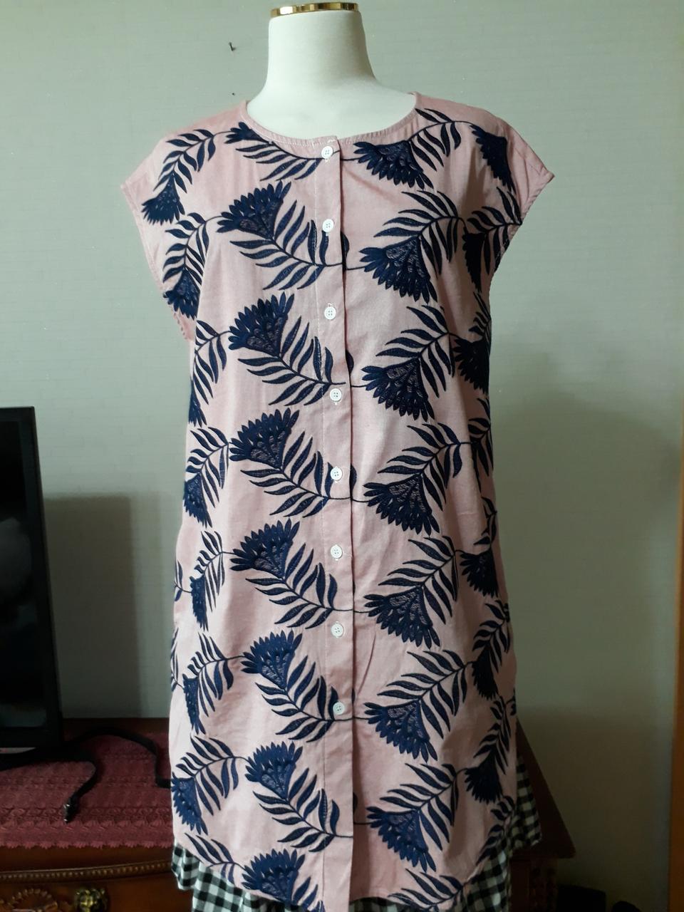 홍조끼겸 블라우스