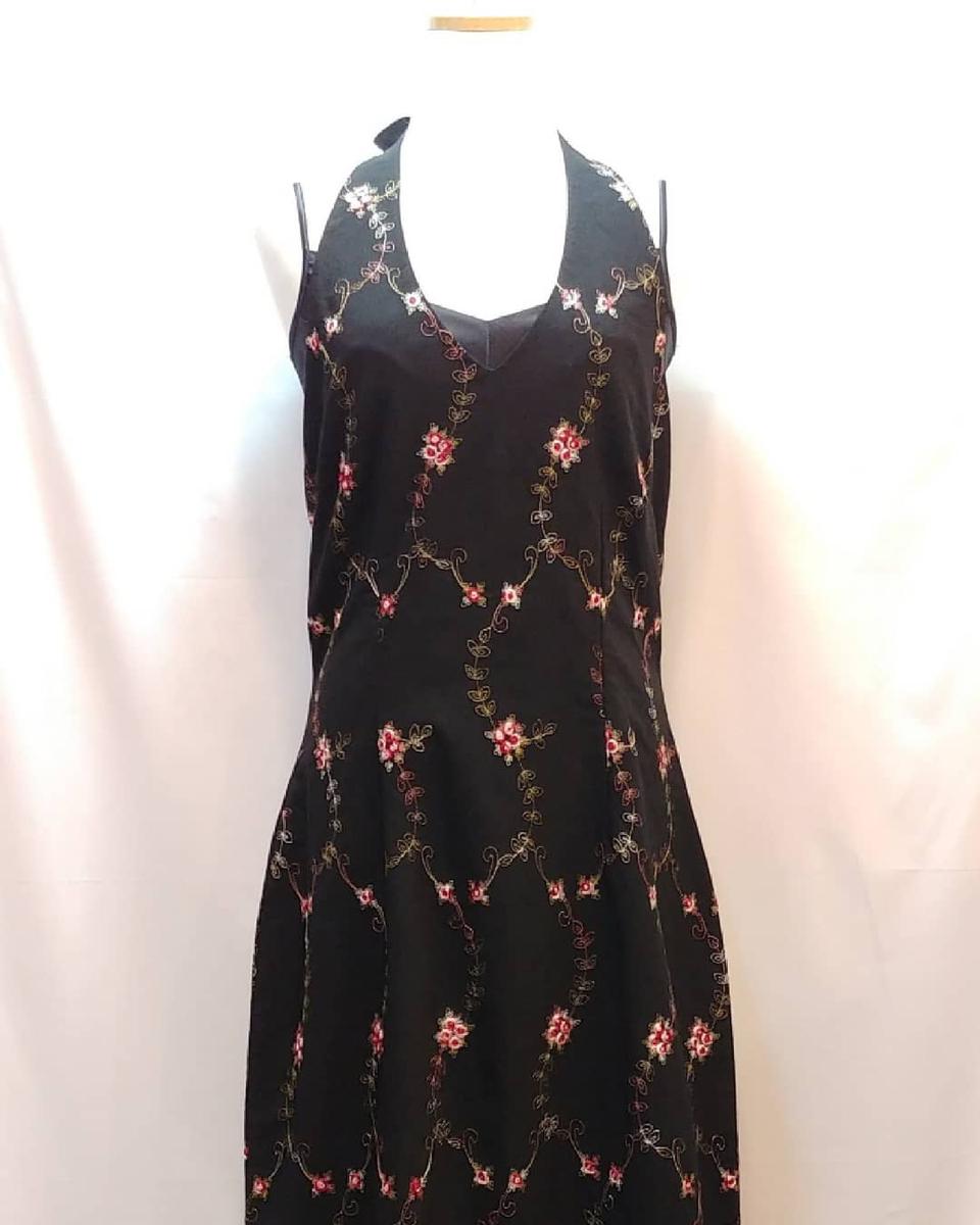 자수 뷔스티에 원피스