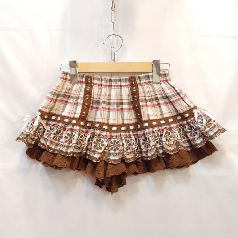 리즈리사 레이어드 미니 치마 바지