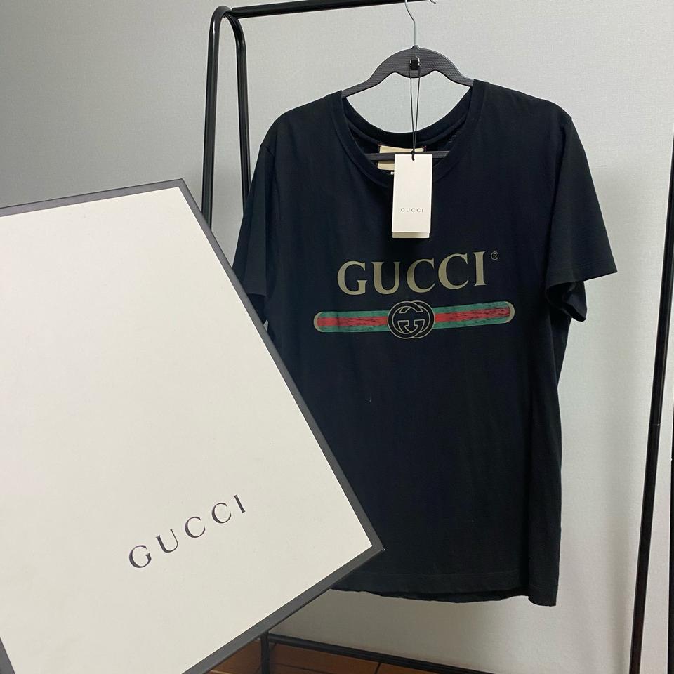 백화점판 구찌 띠로고 반팔