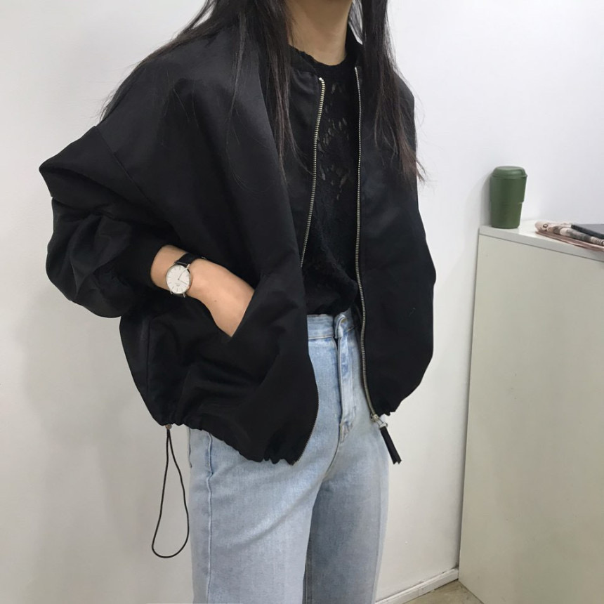 스트링 블루종 [블랙]