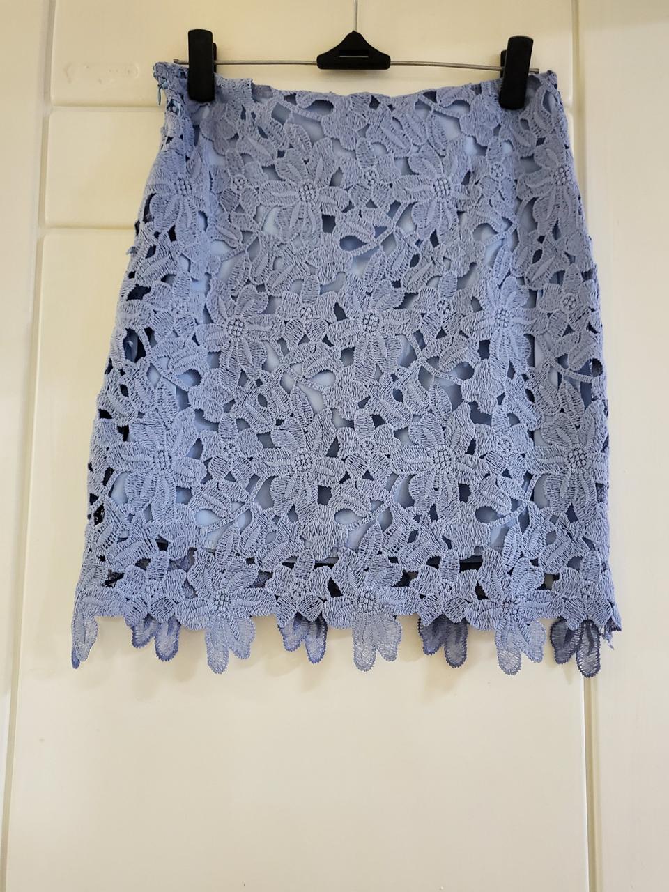 S 소라 플라워 미니 스커트