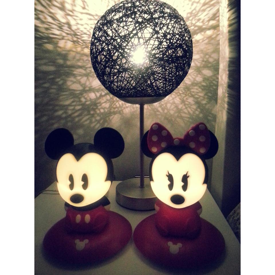 필립스)미키마우스+미니마우스 수유등,무드등