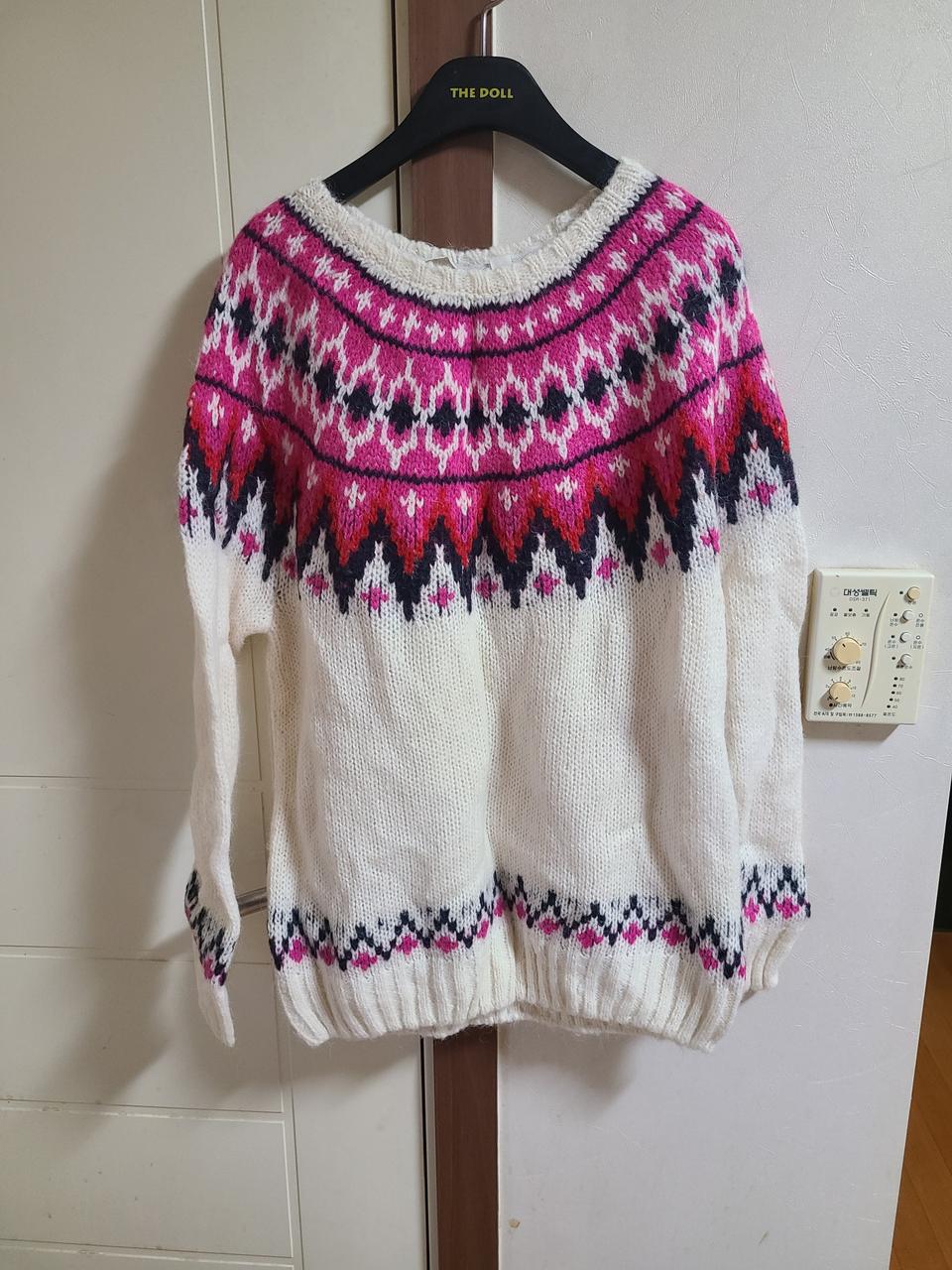 LOGG H&M 울혼방 니트