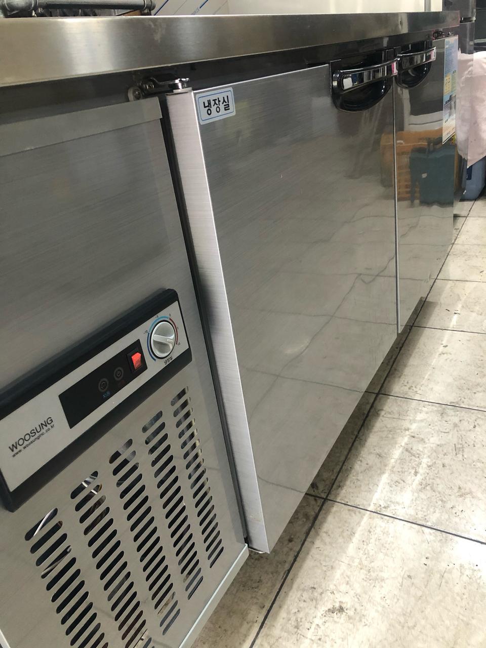 업소용냉장고2도어우성냉테이블1800