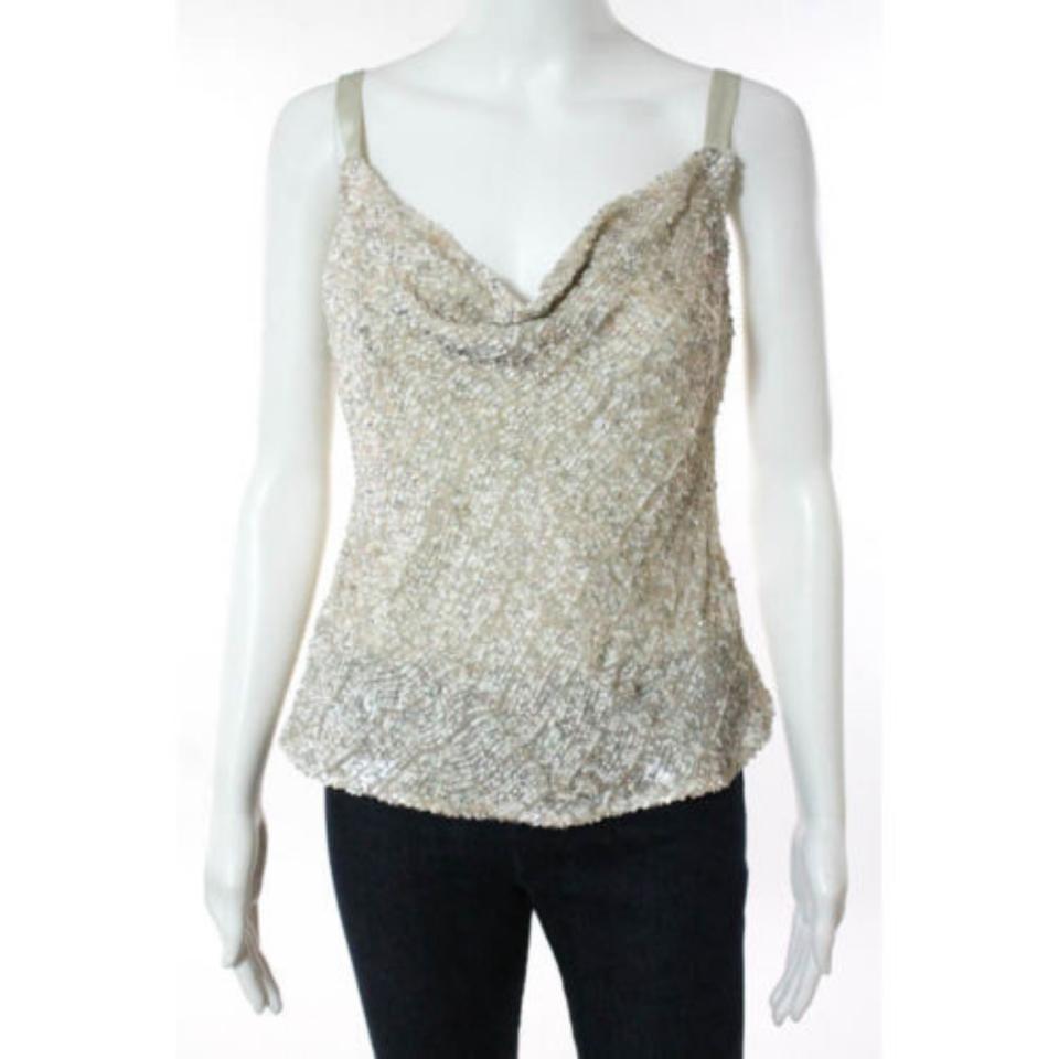 ★ Trelise Cooper 트렐리즈 쿠퍼 실크100% 시퀸 탑 S