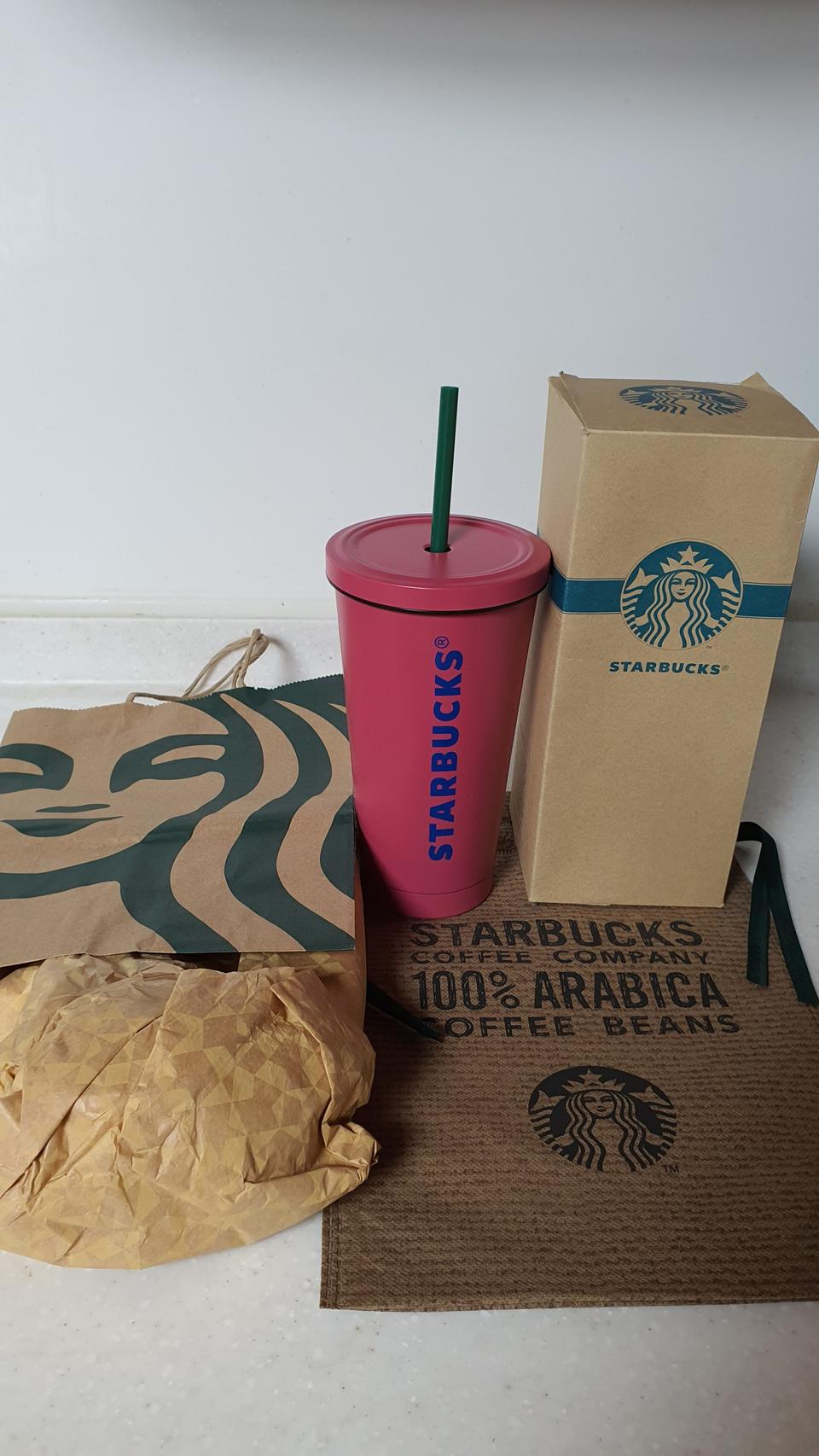 [새상품] 스타벅스  레터링 콜드컵