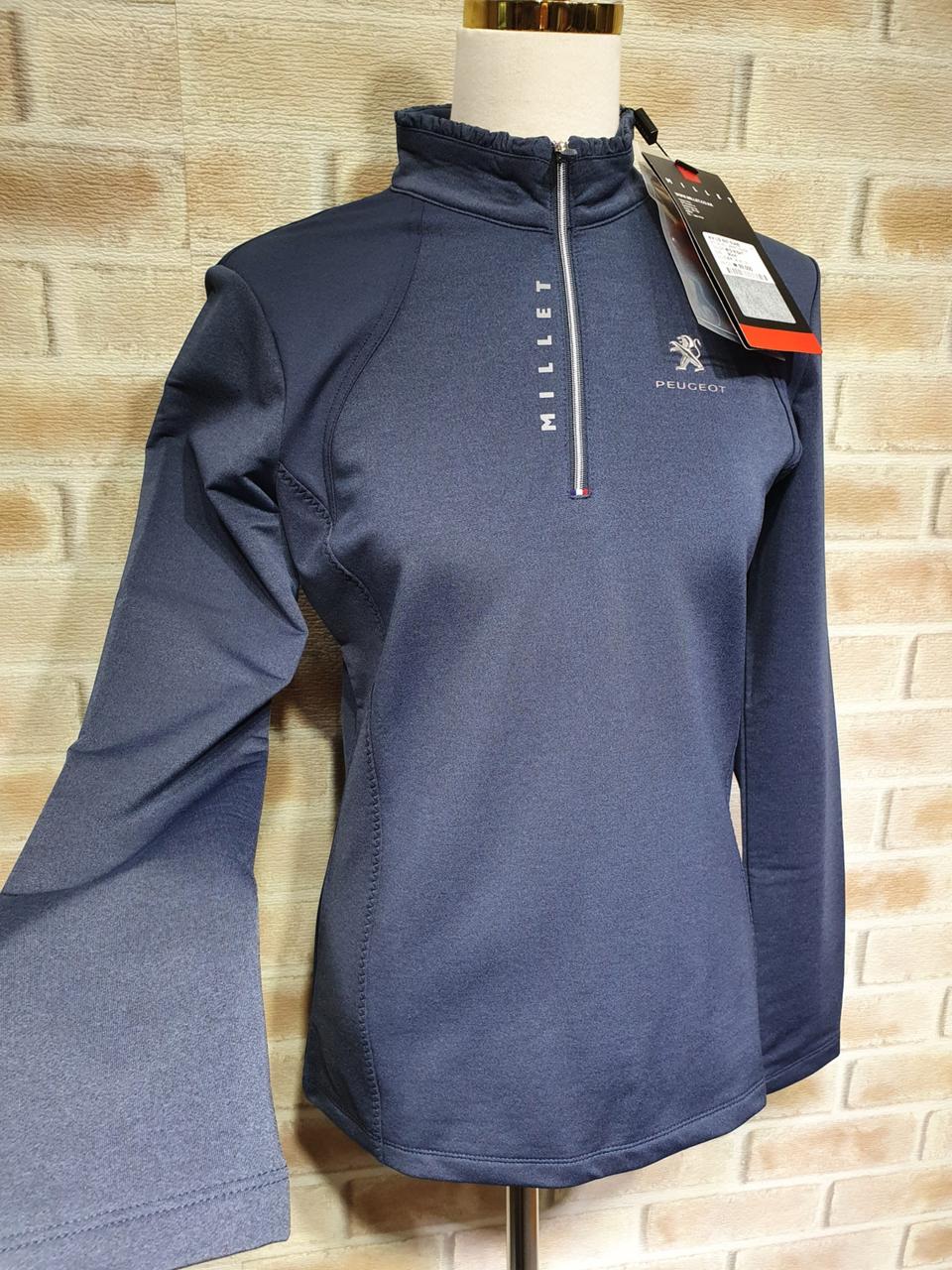 택부착 새상품 밀레 99,000원 정품 반집업 긴팔티 90