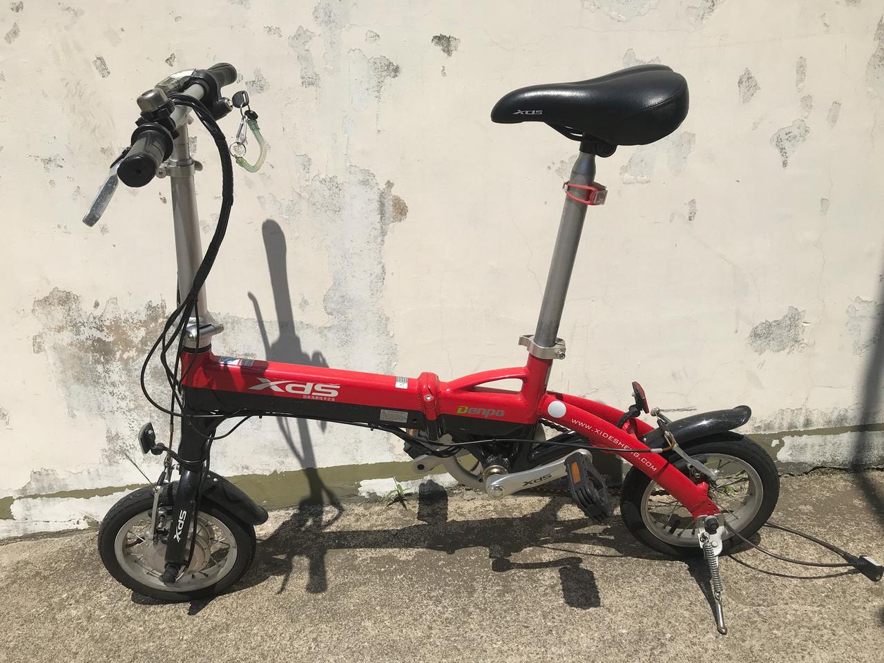 12인치 접이식 미니 전기자전거(쓰로틀 겸용) 팝니다