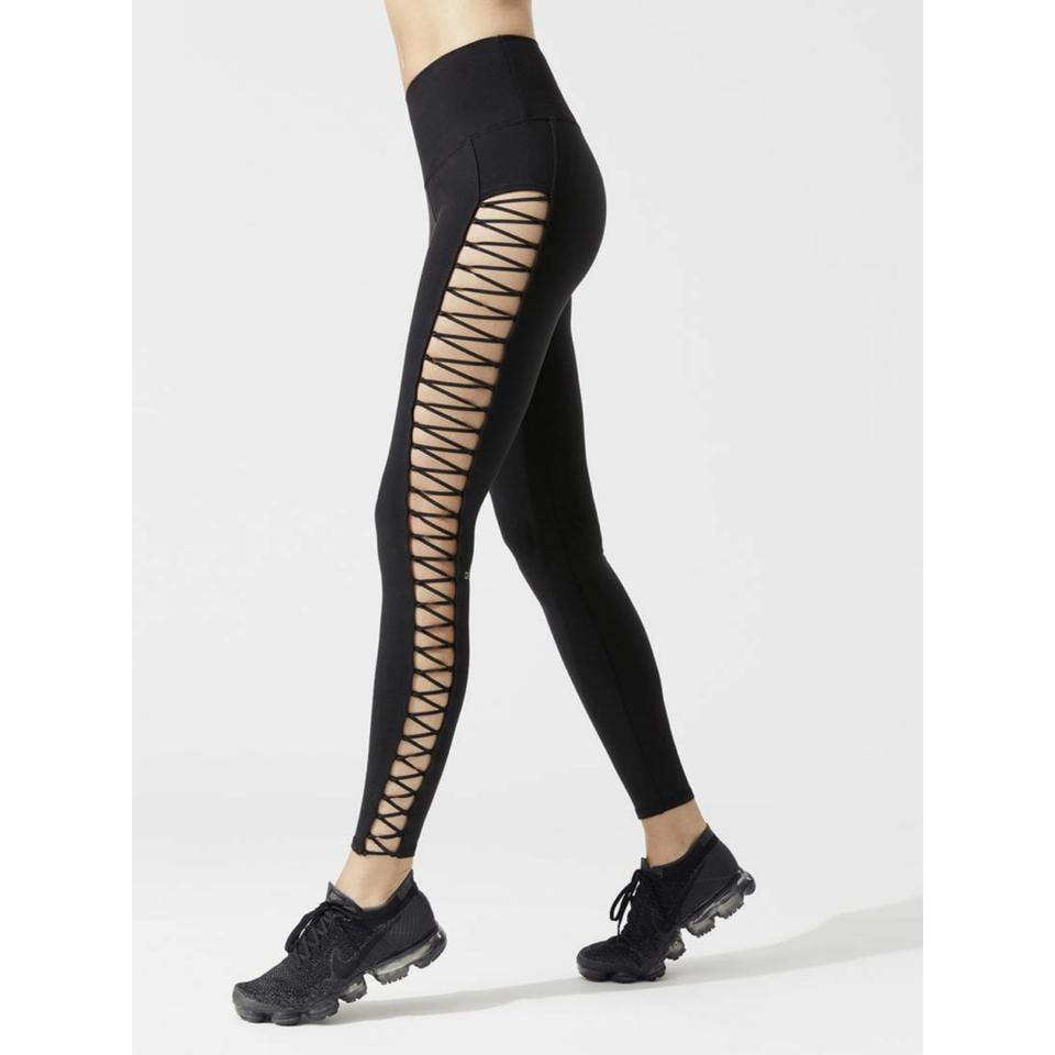 새상품)Alo yoga 하이라인 레이스업 레깅스S 