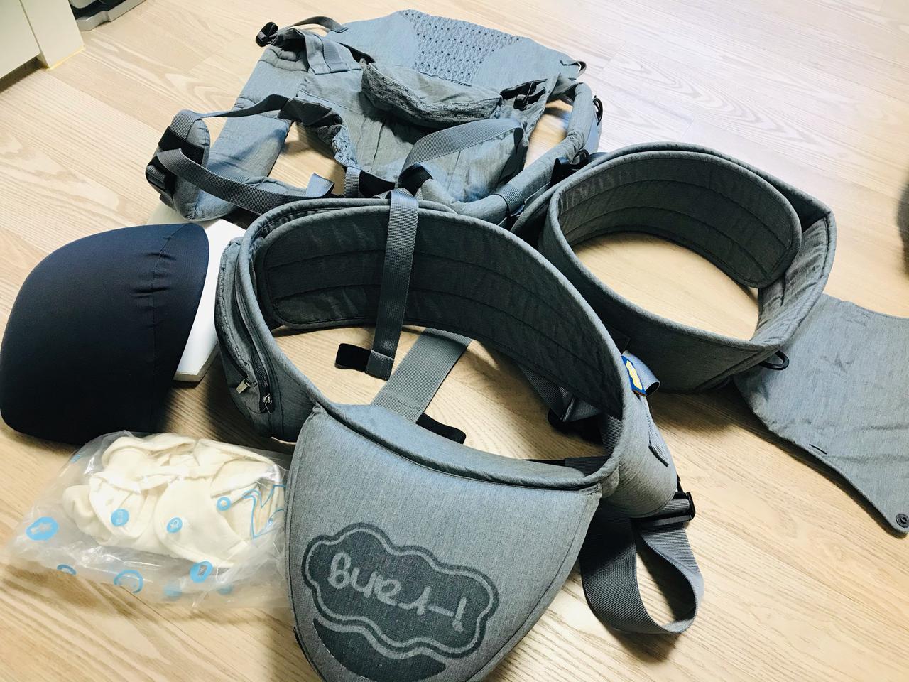 최신상 아이랑 골드립 듀얼멜란 힙시트+아기띠 풀세트