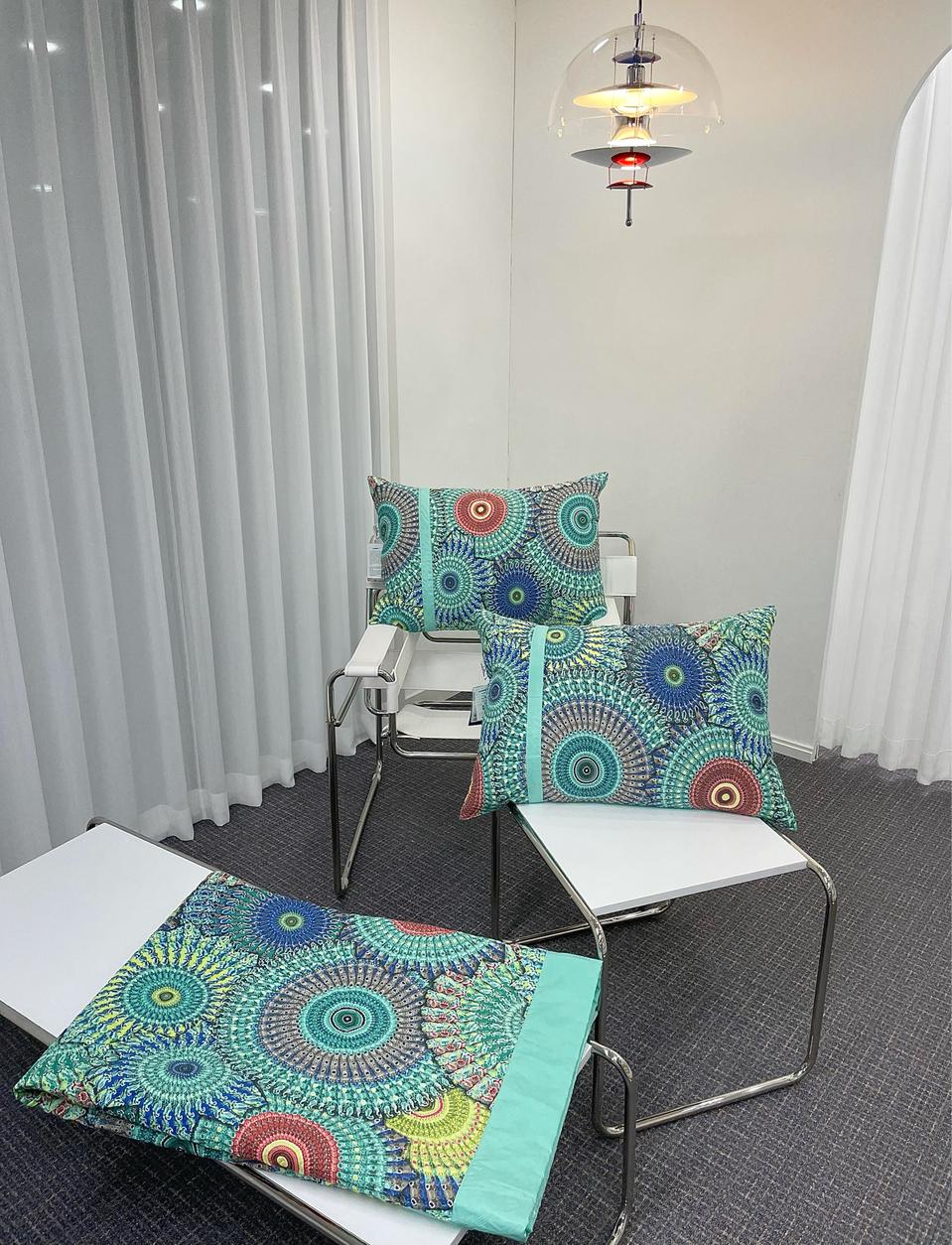 청량한 천연 에스닉 허브 냉감 패드 세트