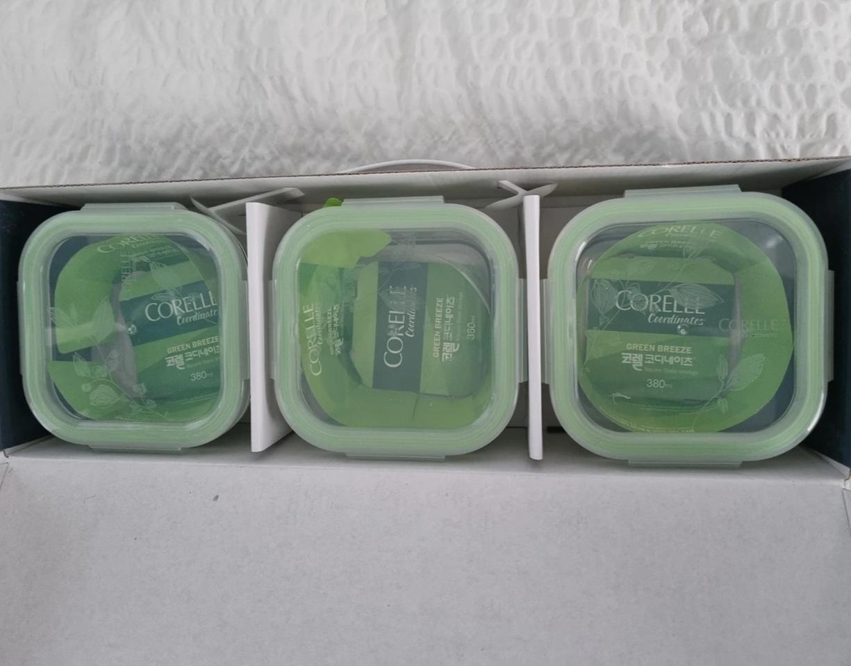 코렐코디네이츠유리밀폐용기세트