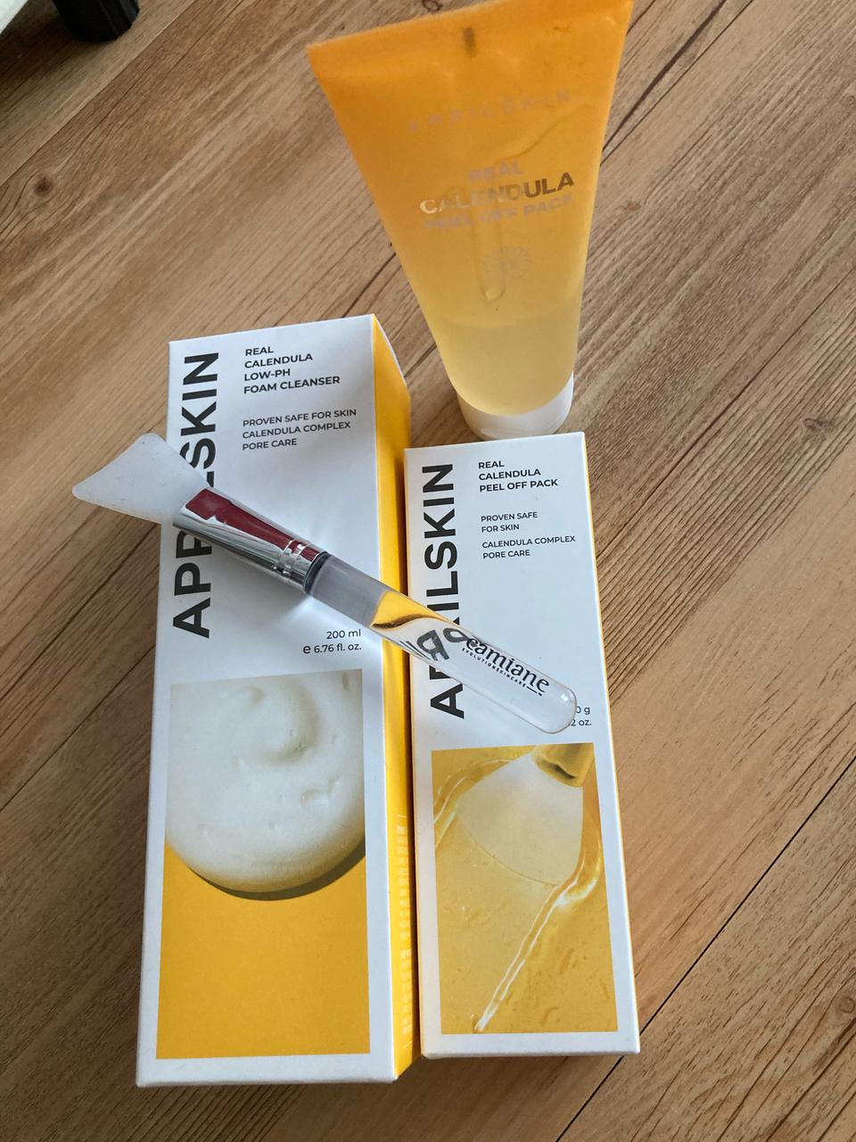 에이프릴스킨 리얼 카렌둘라 필 오프 팩