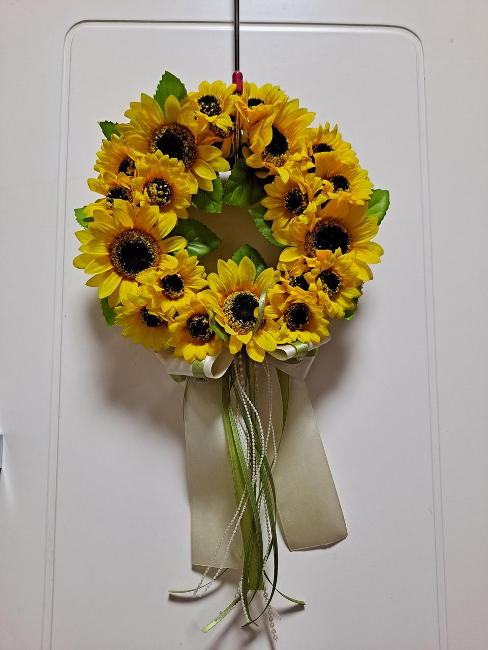 해바라기 리스 2p