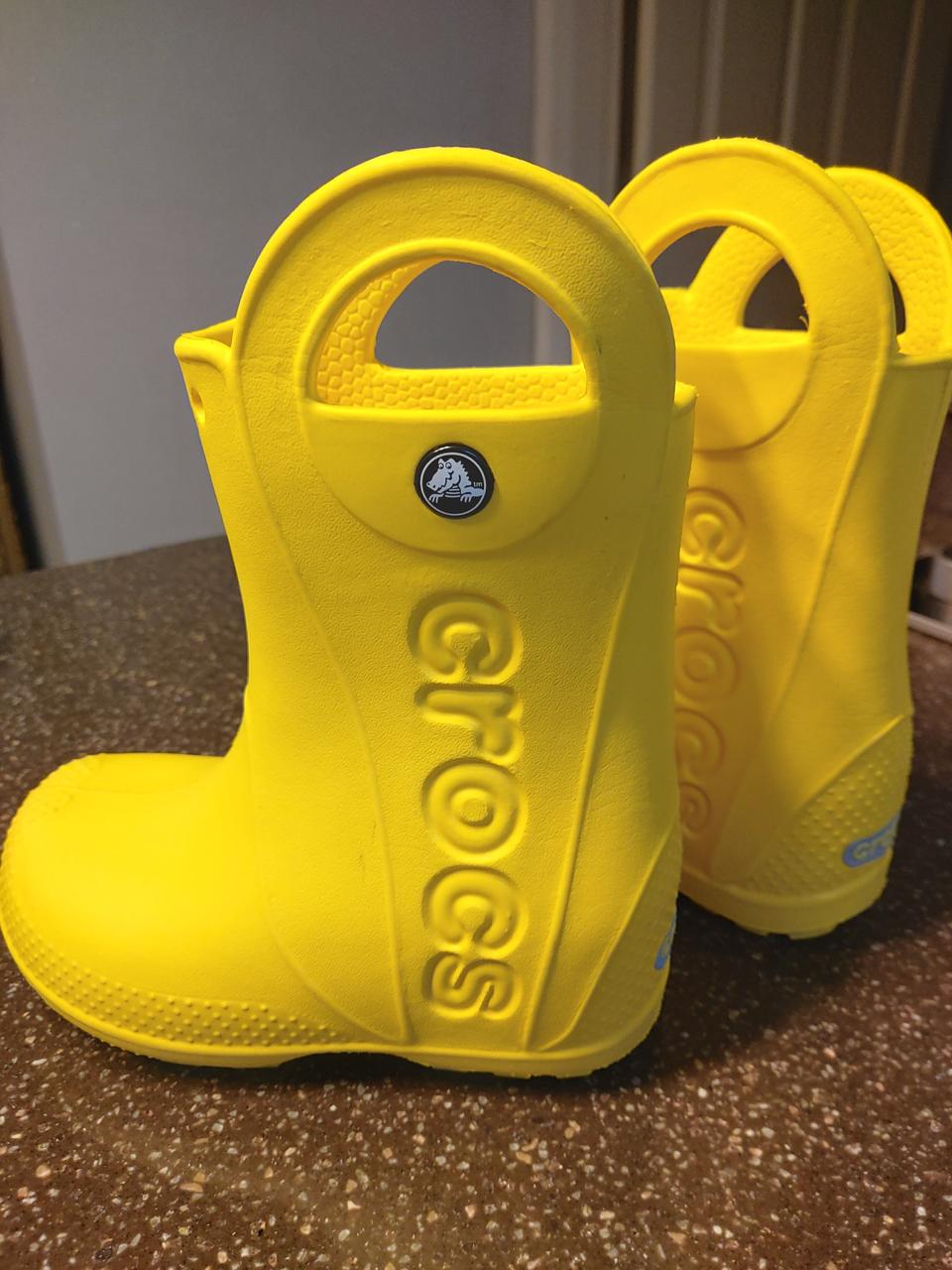 크록스 아동 레인부추