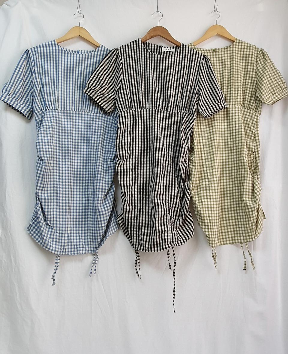 체크셔링원피스 3종 [새상품]