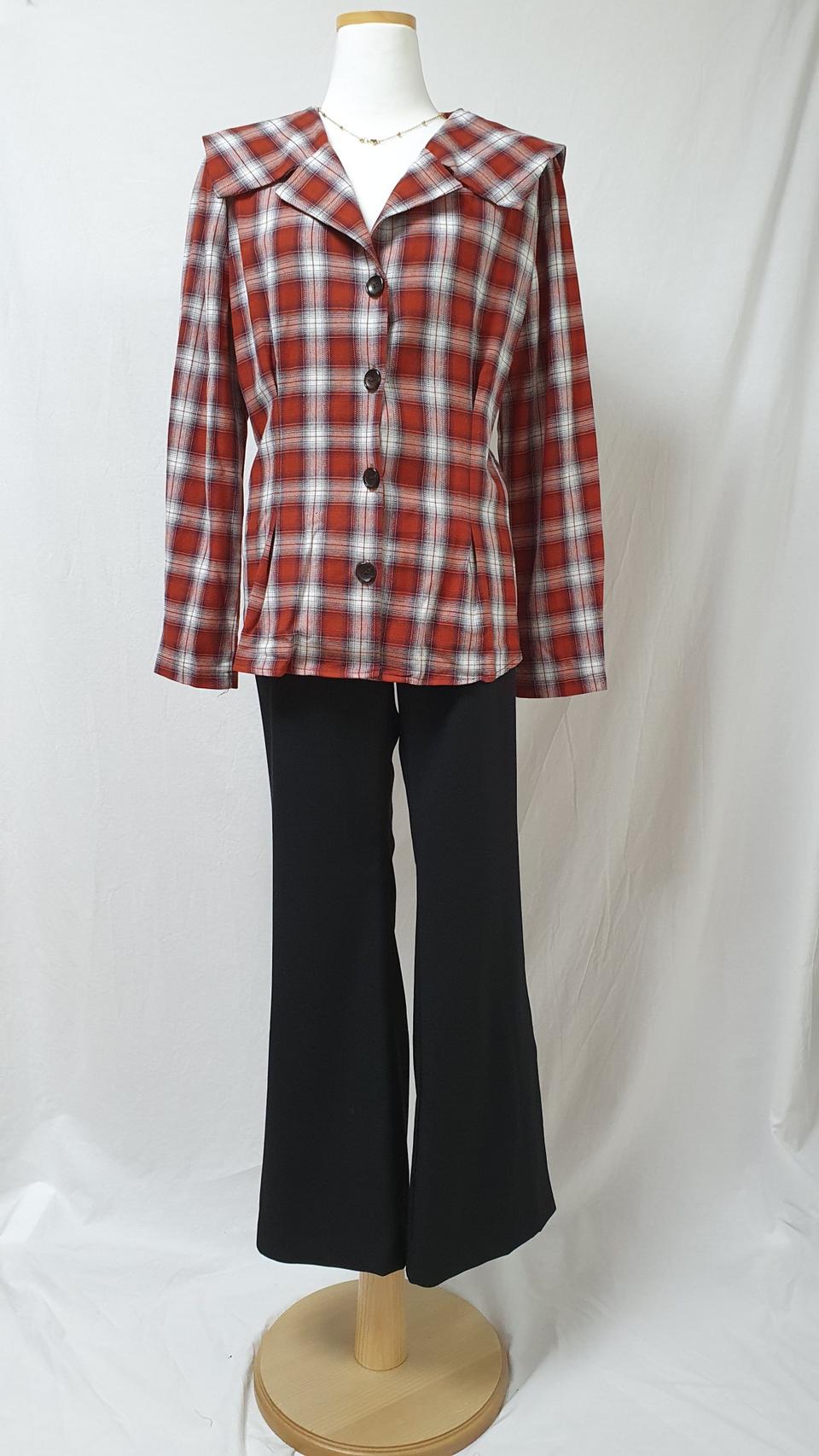 쟈켓식블라우스