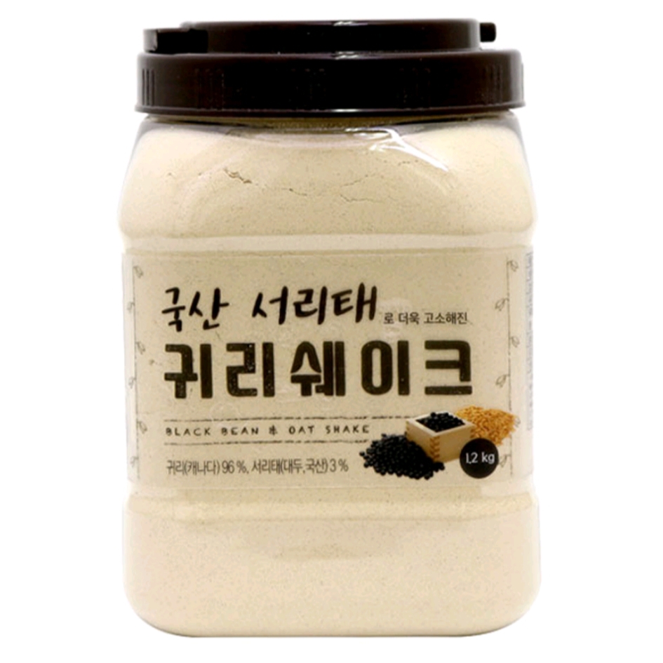 태광선식 국산서리태로 더욱 고소해진 귀리쉐이크 1.2kg 택포 1.5만