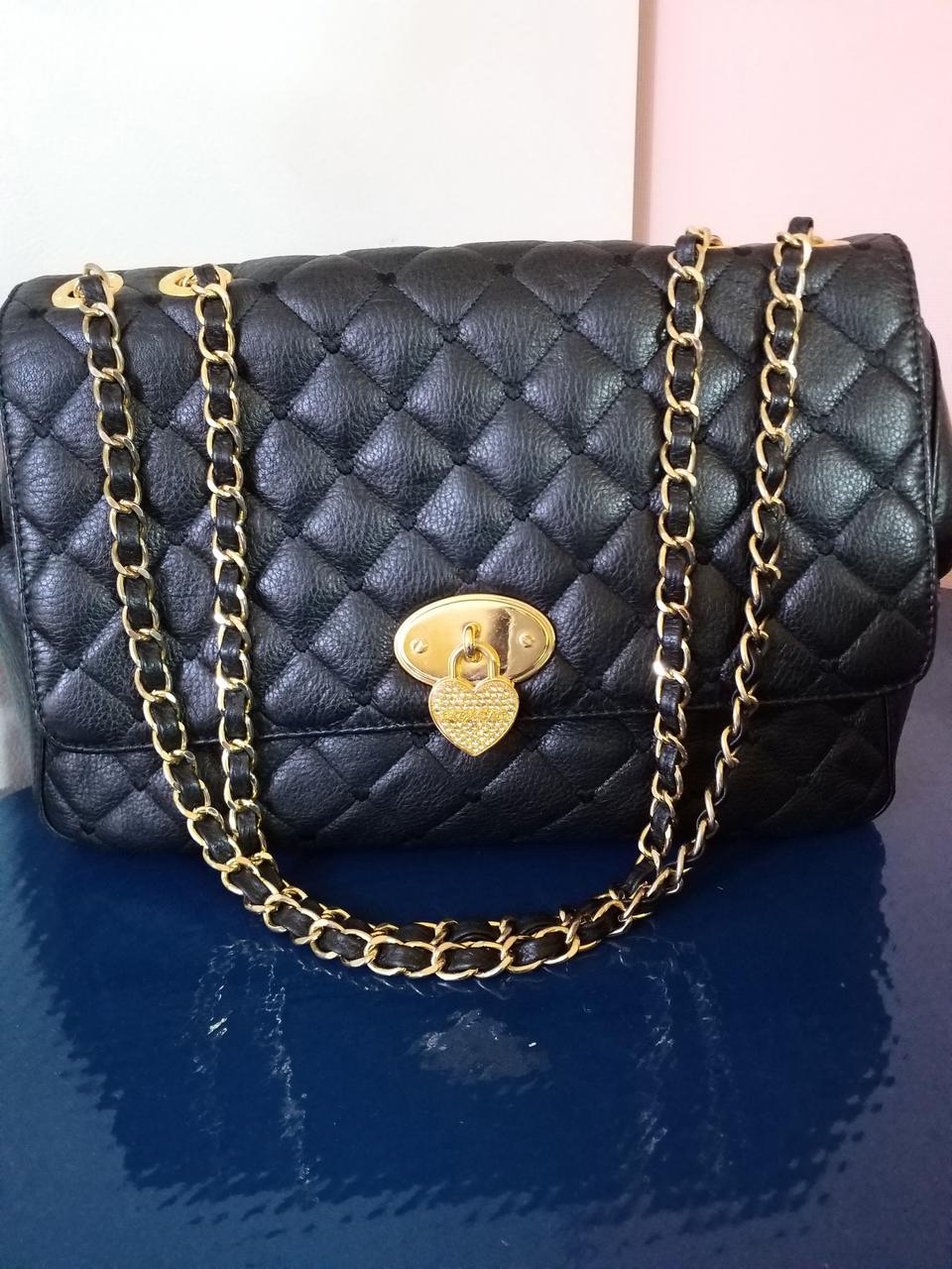 정품)러브캣-퀼팅체인숄더