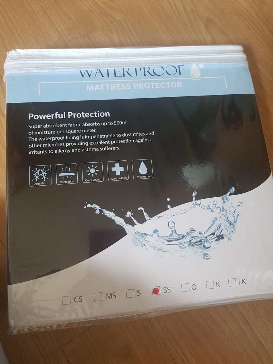 새제품 스너그홈 매트리스 방수커버 SS 밴드형
