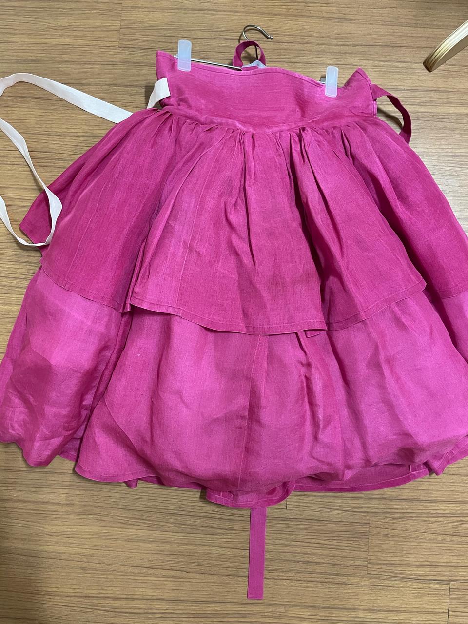 생활한복 허리치마