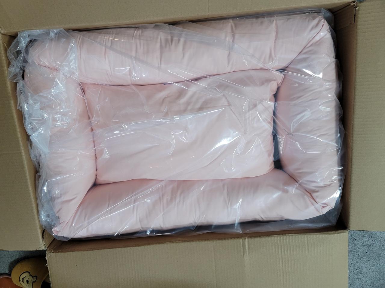 애견방석(아르르 꿀잠방석 핑크L)