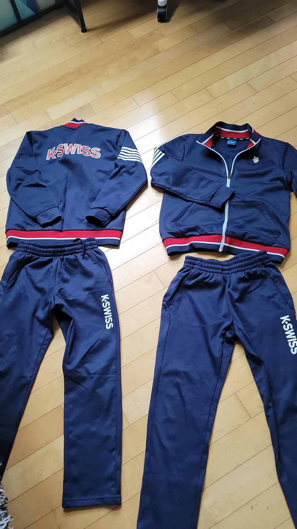 케이스위스  기모트레이닝 아동복