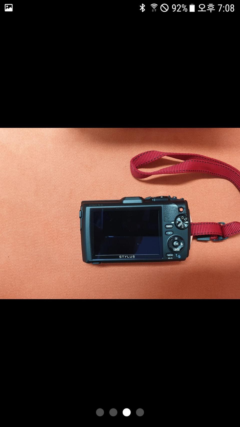 올림푸스 수중카메라 TG-4 팔아요.