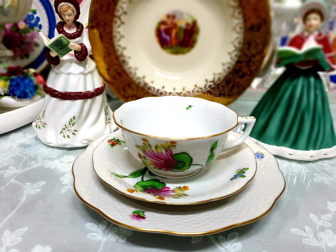 헤렌드 플라워 빅 피오니잔 트리오세트