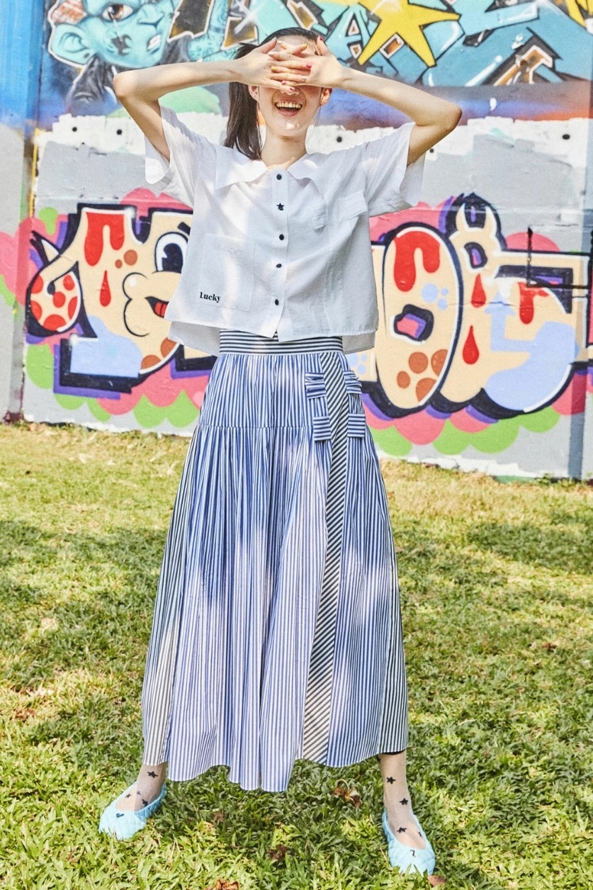 럭키슈에뜨 롱스커트