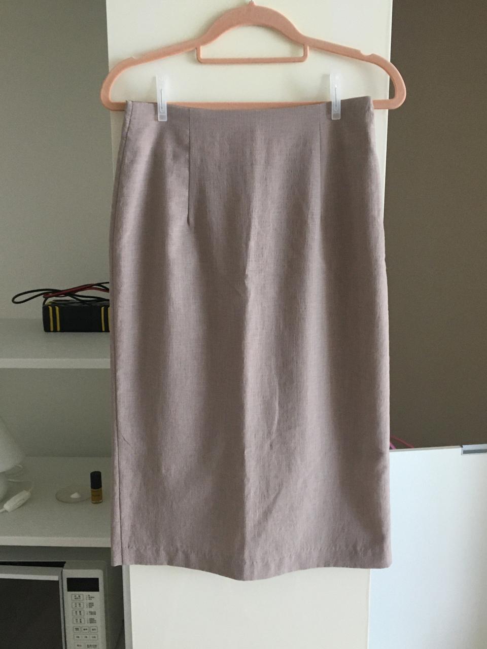 연브라운 일자치마