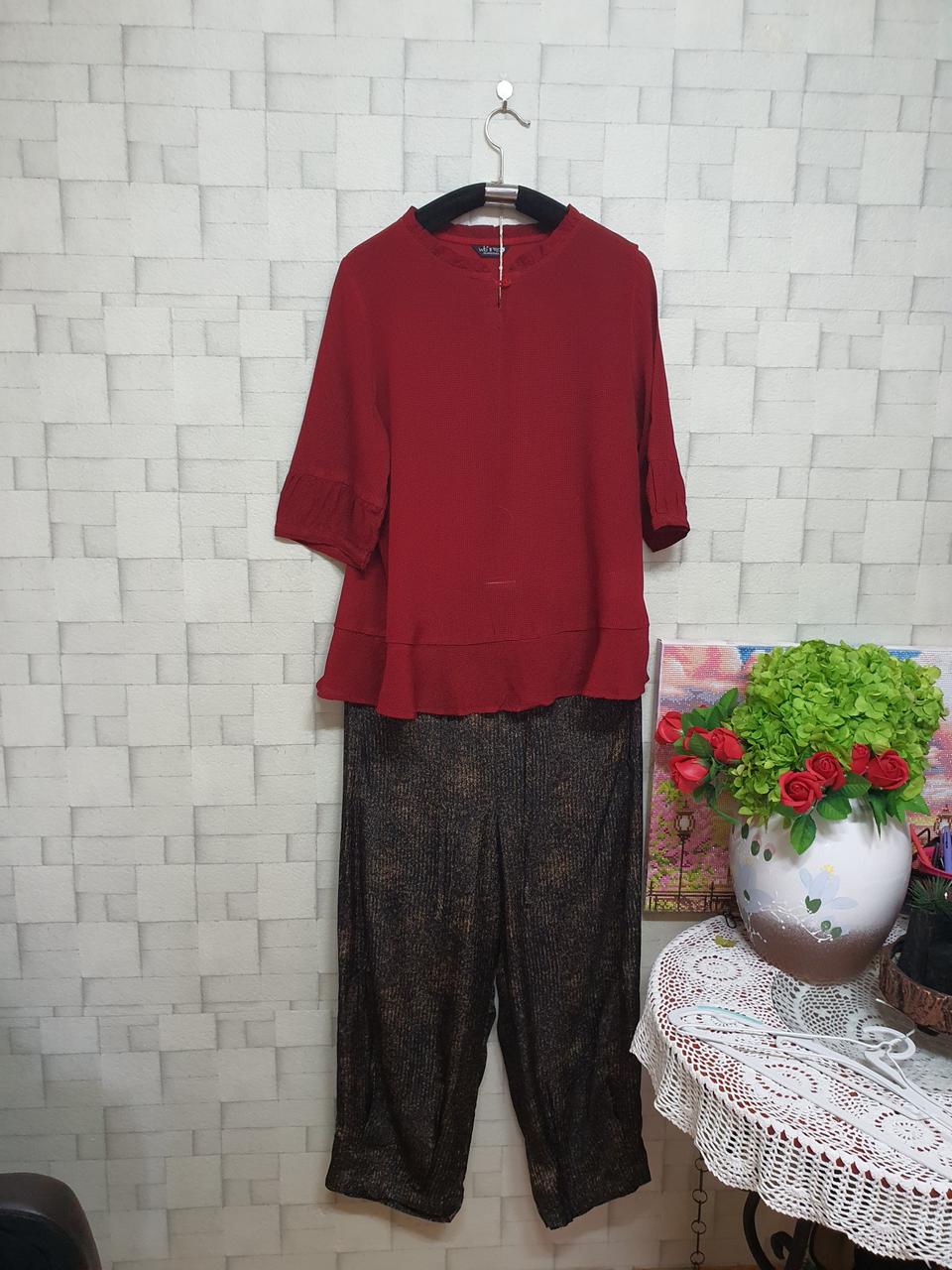 인견 100% 티&바지 여 95