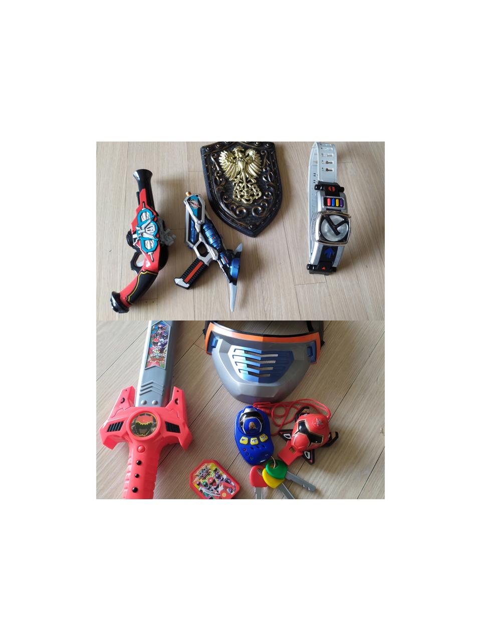 장난감 칼 총 파워레인져 캡틴건