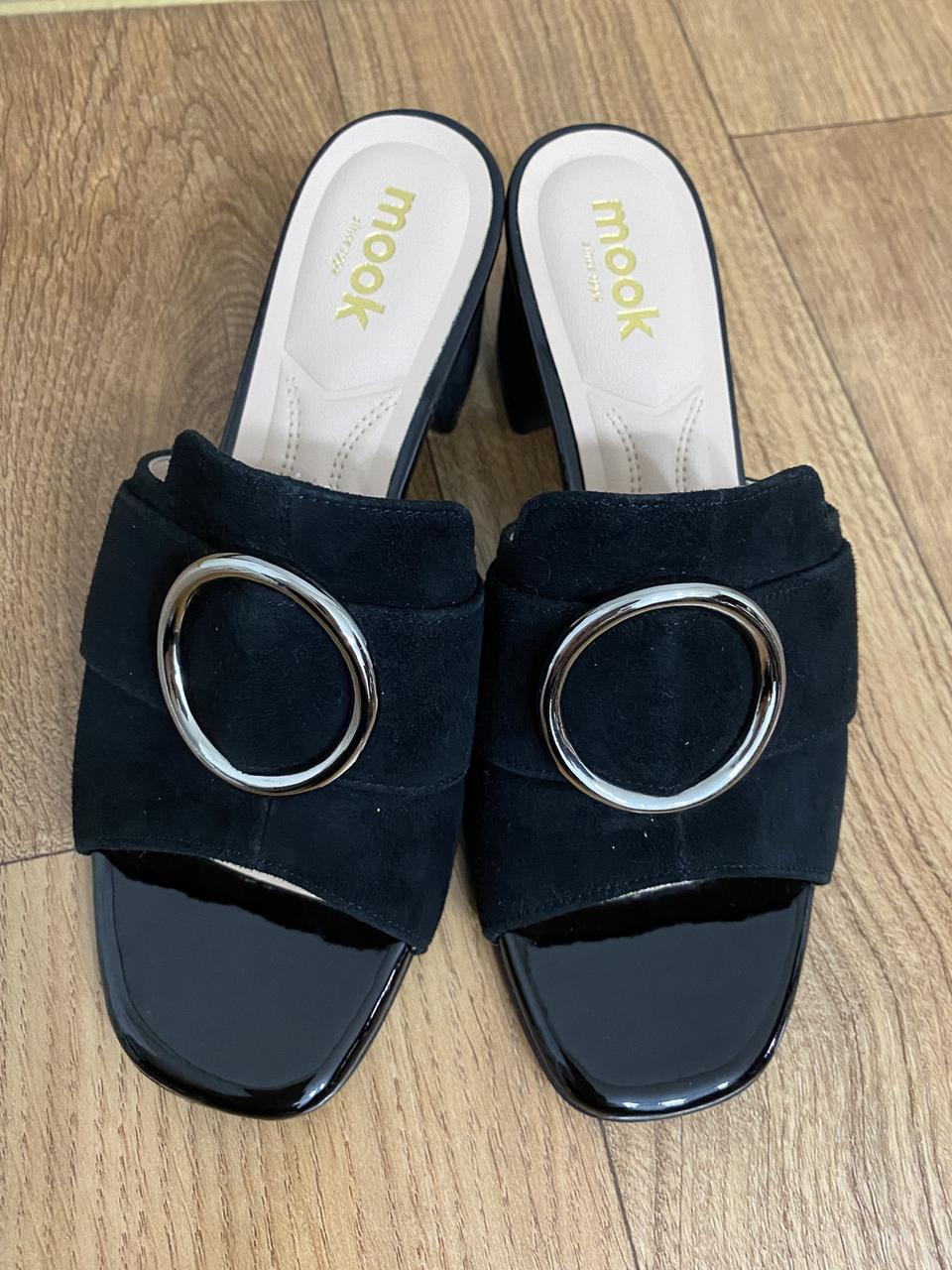 mook 여성 스웨이드 뮬 240