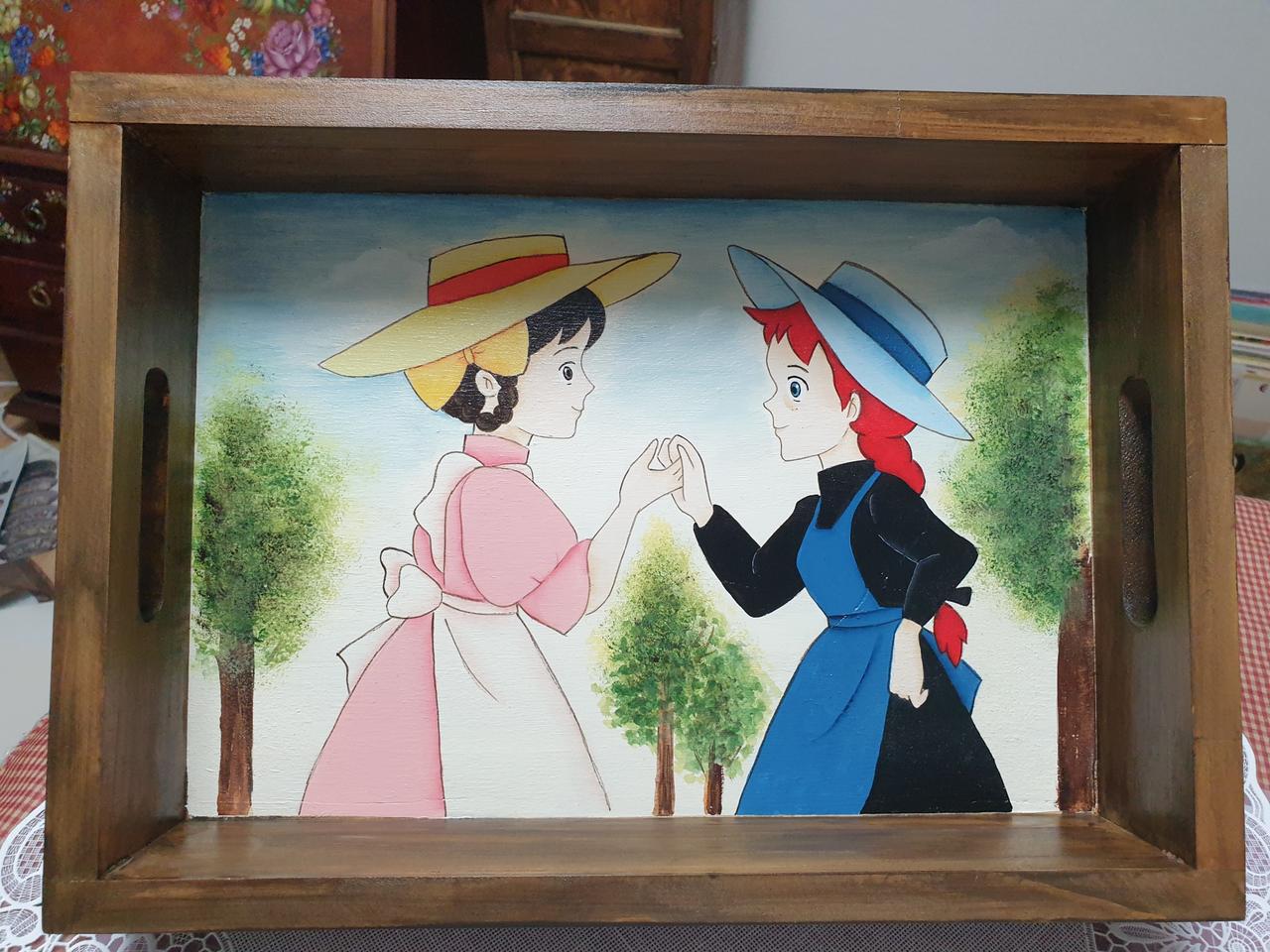 빨간머리앤 원목 트레이