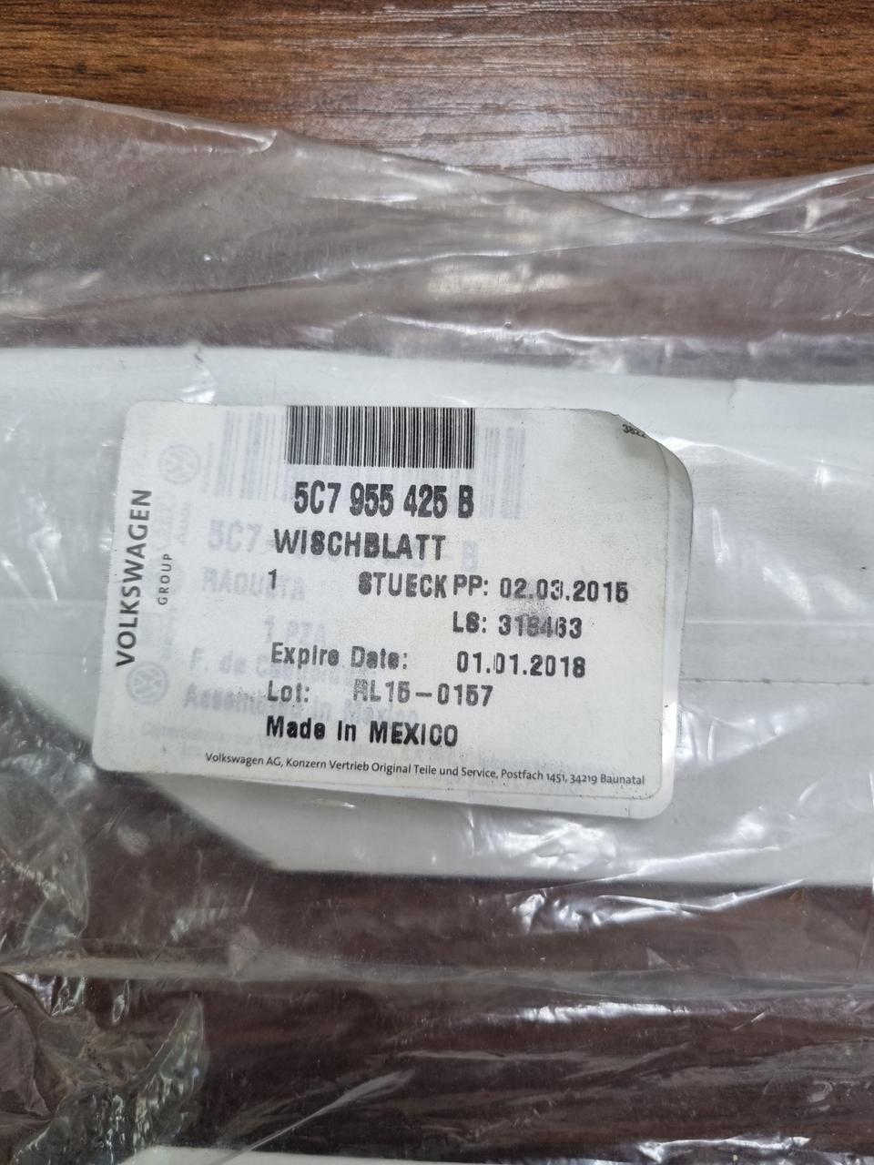 폭스바겐 뉴제타(6세대)  순정와이퍼 세트